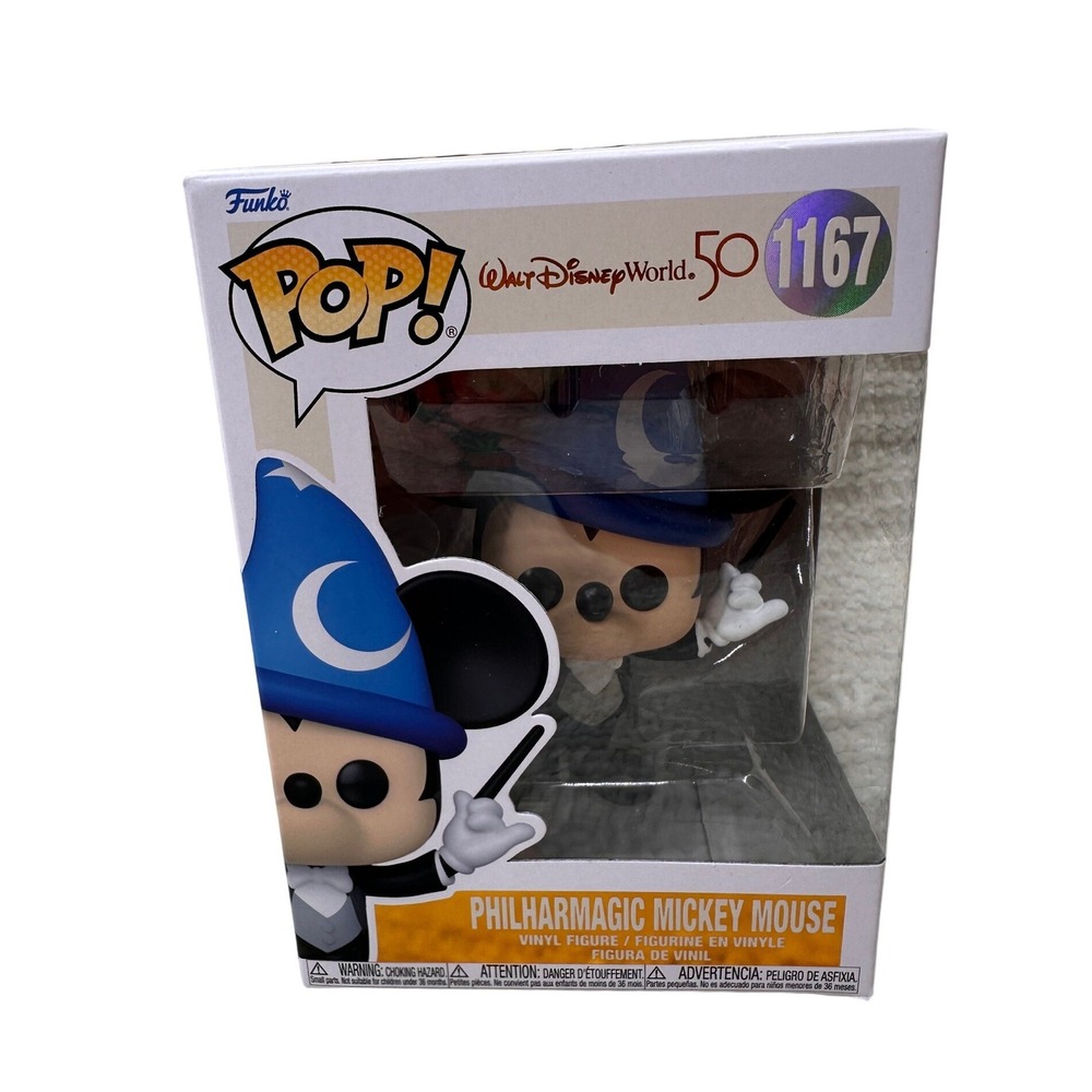 Funko Pop Philharmagic Mickey Mouse Walt Disney World 50th 1167 Vinyl Figure Toy